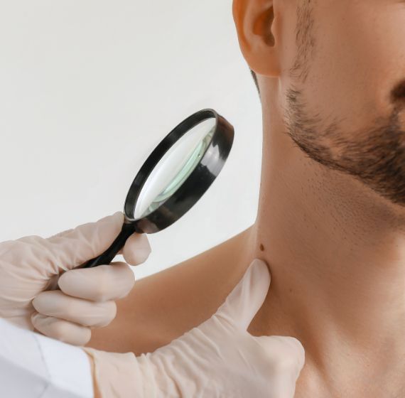 Immagine screenin dermatologico